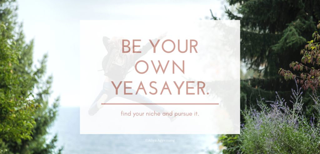 Read more about the article BE YOUR OWN “YEASAYER”.